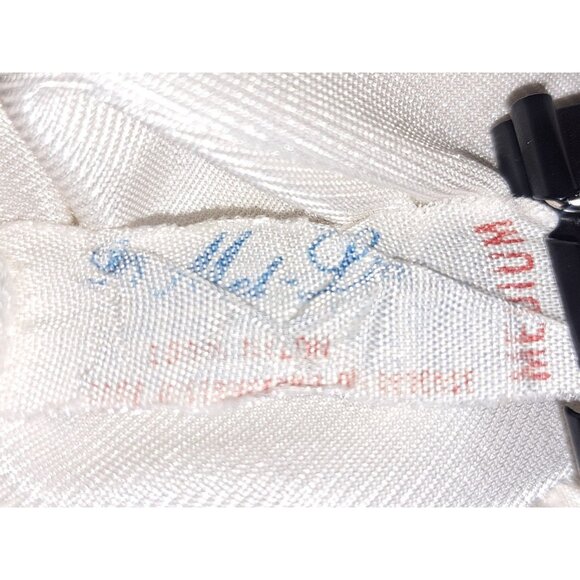 Vtg Beige Half Slip Skirt Womens M Lace Trim (Flaw) - Picture 2 of 5